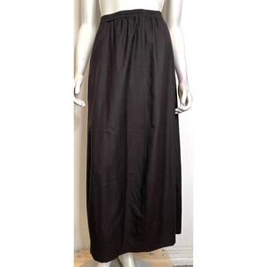 eskandar Skirt Womens XL 16 18 20 Wool Cashmere Flannel Maxi Long Pockets